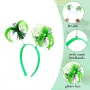 Wig Headbopper Costume Accessories Feathers Ponytails Headband Party Headwear