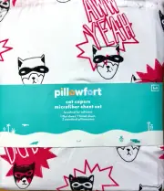 Pillowfort FULL SIZE 4-pc Sheet Set - CAT CAPERS (soft & comfy microfiber)