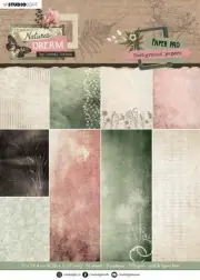 Studio Light HEN Natures Dream Paper Pad 36/Pkg-Nr. 113,Background Papers ENDPP1