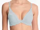 Natori NWT UNDERWIRE Feathers Plunge Bra t-shirt 32DD