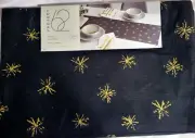 Project 62 EXTENDED LENGTH 14"x108" StarBurst Table Runner Black NEW