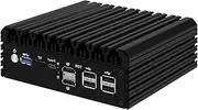 Micro Firewall Appliance, Mini PC, OPNsense, VPN, Router PC, Intel Alder Lake-N 12th Gen N100, HUNSN RJ45, 6 x 2.5GbE I226-V, 2 x HDMI2.1, TF, Type-C, 32G DDR5 RAM, 1TB SSD