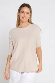 Jarrah Knit Top - Beige