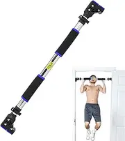 Portable Fitness Chin Up Bar, Chin Up Bar for Home, Home Gym Equipment, Comfortable Chin Up Bar, Fitness Equipment with Comfortable Hand Glue for Bedroom, Living Room, Work Area, and Gym