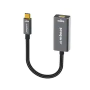 mbeat Tough Link USB-C Male To Mini Displayport Female Adapter - Grey/Black