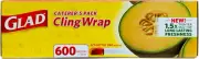 Wrap, 600 Metre Clear Cling Wrap, Bpa-Free, Microwave Ready, 600M X 33Cm, 1 Coun