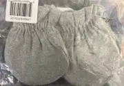 Burt’s Bees Baby Nurture Naturally - Solid Gray Hand Mittens - One Size - New