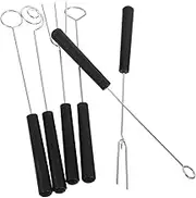 BUGUUYO 6pcs Stainless Steel Forks Chocolate Dipping Kit Cheese Forks Baking Supplies Kitchen Gadgets Stainless Steel Easy to Clean