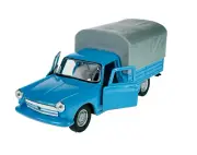 WELLY OLD TIMER 1968 PEUGEOT 404 PICKUP BLUE 1:34 NEW IN BOX