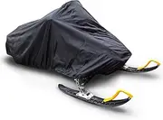 Budge SM-4 Sportsman Snowmobile Cover, Waterproof, Black, XLarge: Fits Snowmobiles 145" L x 51" W x 48" H