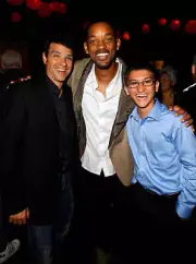 Actor Ralph Macchio, producer Will Smith Daniel Macchio attend "Th- Old Photo