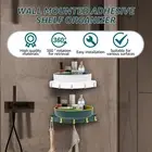 2Pcs Corner Shower Caddy 360° Rotating Shower Organizer Shelves Adhesive AmHfd