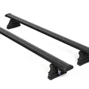 Wizard V3 155CM Roof Racks for Renault Trafic with factory point mount (2001-2023) Set of 4 - Black