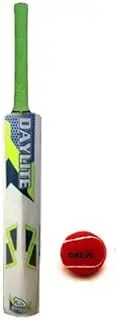 AVS Pro 1 Kids Wooden Cricket Bat with Free Ball Kids Size 4. for 6-10 Years Boys