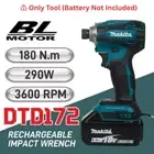 Makita DTD172 Impact Driver Drill 180Nm Brushless Motor 18V Cordless Drill Only