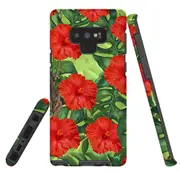 For Samsung Galaxy Note 9 Case Tough Protective Cover Plant Garden