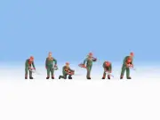 Noch 36061 Scale N Lumberjack at Work (6 pcs)