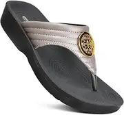 [AEROTHOTIC] Arch Supportive Casual Walking Flip Flops for Women
