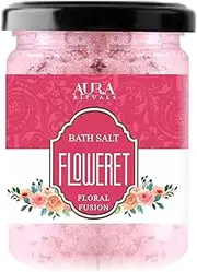 Floweret Bath Salt for Home Spa I Rejuvenates Skin I Reduces Stress I Epsom Salt I Essential Oils I Aromatherapy -Holistic Bathing I (200 g)