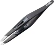 Kai Corporation AUGER Tweezers for Men with Beveled Eyebrows, Eyebrows, Unwan...