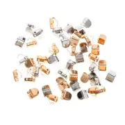 100Pcs Diy Aglets Bag Drawstring Buckle Shoelace Tip Head Lace Aglets