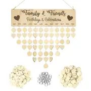 Home Deocr Family Calendar Birthday Wall Hanging Baby Mother