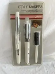 New Vintage Conair Style Makers Curling Irons 3/4" Barrel & Brush Sealed 1980’s