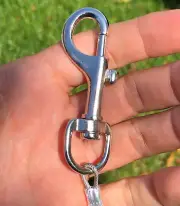 Flag Clips For Flagpole Rope 4pcs Heavy Duty Stainless Steel Swivel Snaps Hooks