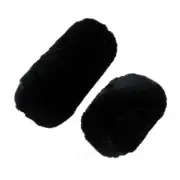 Mic Furry Wind Shield & Foam Windscreen for Microphone Foam & Furry Wind Muff