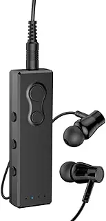 Byttlerom Bluetooth Headset Headphone Pocket FM Radio 64-108MHz Portable Sports Bluetooth 5.3 Radio Receiver with Earphones MP3 Player 3.5mm Headphone