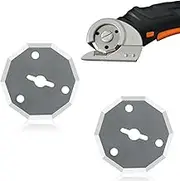 Replacement Blades Compatible with Worx WX082L 4V ZipSnip Cordless Electric Scissors, Replacement Rotary Blades Fit WX745L.9 MAKERX ZipSnip Rotary Cutter, RC2600K,RC2601,RC2602,WX080L,WX081L (2 Pcs)