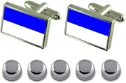 [Select Gifts] Shirt Dress Studs Bochum City Germany Flag Cufflinks