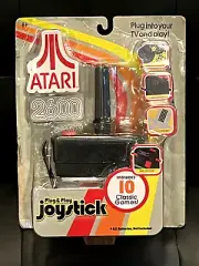 Atari 2600 Plug and Play Joystick (2017) 09560 10 Classic Games New/Sealed NIB