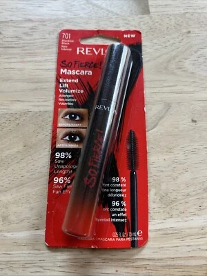 REVLON SO FIERCE! EXTEND LIFT VOLUMIZE MASCARA 701 BLACKEST BLACK