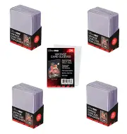 (100) Ultra-Pro Vintage Size Topload Trading Card Holders + 100 Vintage Sleeves