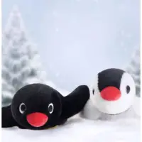 在飛比找蝦皮購物優惠-《現貨》企鵝家族 pingu pinga 趴姿 滑雪娃娃