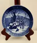 Royal Copenhagen 1967 Christmas Plate The Royal Oak Kai Lange Kongeegen Denmark