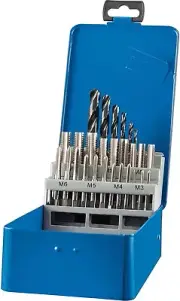 Draper 40891 28Pc Metric Tap And HSS Drill Set High Speed Steel