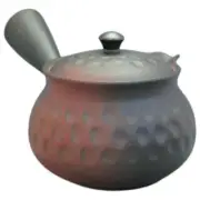 Teapot Kyusu Tokoname - AKIRA - Red - 500 ml cc - Ceramic Mesh - Diamond Cut