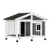 Large Deluxe Dog Cabin Kennel