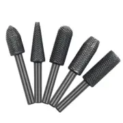 Rotary Burr Set Carving Tool Carbon Steel Solid Drill Bit Grinding for Head Dura
