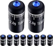 Lmyit Fishing Drop Shot Weights | 10X Skinny Lead Sturdy Fishing Sinkers,Dropshot Weights with Scale, Multifunctional Precise Fishing Gear Accessories for Bass