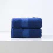 Renee Taylor Brentwood 650 GSM Low Twist 2 Pack Bath Sheet - ROYAL