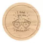 I Think You Are Spectacular Round Chopping Cheese Board Valentine's Day