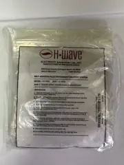 12 H-WAVE PADS HW-3000 2" Round Female Connector .080" TENS 2 packs (4 pads)