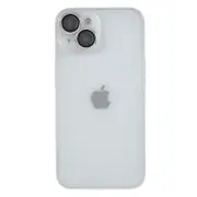 Protective Case for iPhone 13 Anti-Drop Matte TPU Phone Cover with Metal Camera Lens Frame