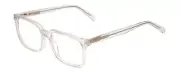 Calabria Ernest 4697 Square Reading Glasses +7.00 Gloss Crystal Clear Men Women