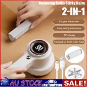Lint Shaver Fabric Shaver Electric Lint Remover LED Digital Display Whiter