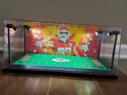 Travis Kelce Custom 2-card PSA & BGS display case with LED lights - Chiefs