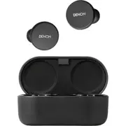 DENON PerL True Wireless Earbuds with Personalised Sound - Black Active Noise Cancellation - AptX Adaptive - Up to 6hr Battery / 18hrs with Charging Case [AHC10PLBK]